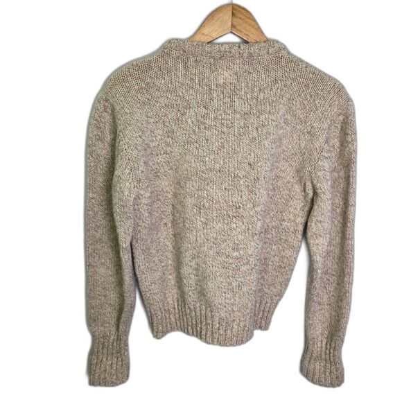 Vintage Woolrich Wool Blend Crewneck Sweater Beige Size Medium - Picture 2 of 7